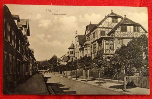   Ansichtskarte AK Bretten. Wilhelmstrasse 