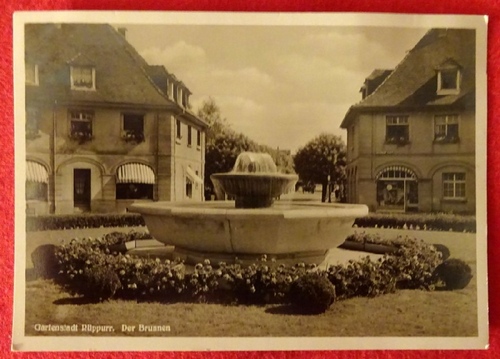   Ansichtskarte AK Gartenstadt Rüppurr. Der Brunnen 