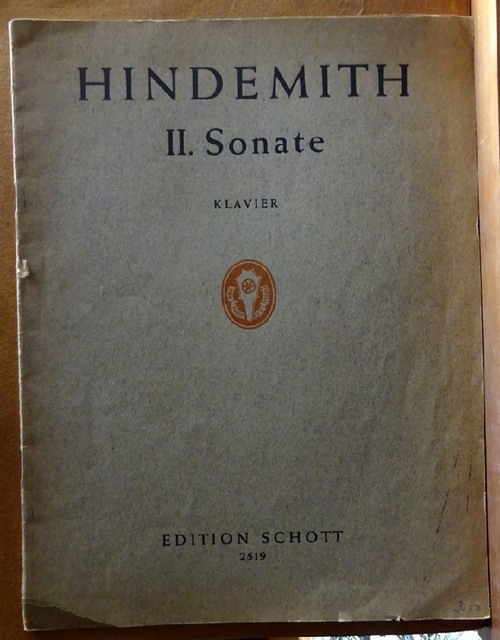 Hindemith, Paul  Sonaten für Klavier (1936) hier: II. Sonate Klavier 