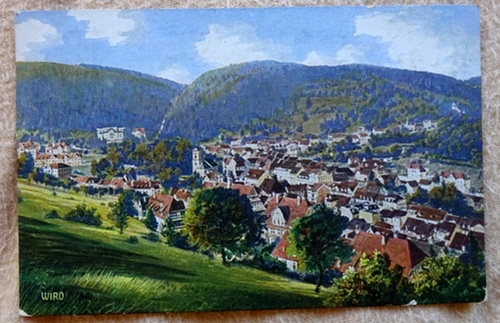  Ansichtskarte AK Triberg Schwarzwald (Künstlerkarte) 