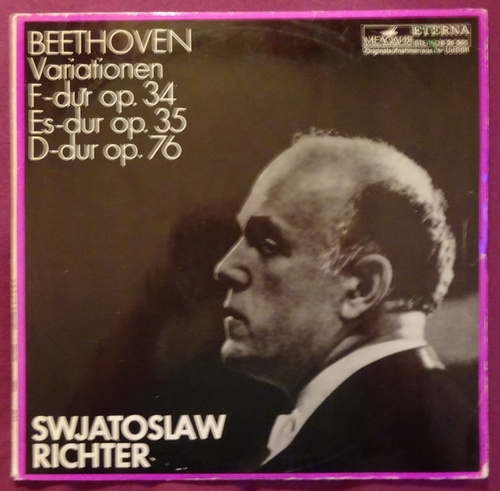 Richter, Swjatoslaw  Beethoven Variationen (F-dur op. 34, Es-dur op. 35, D-dur op. 76) (LP 33 1/3Umin.) 