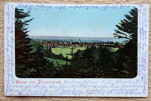   Ansichtskarte AK Gruss aus Freudenstadt (Farblitho) 