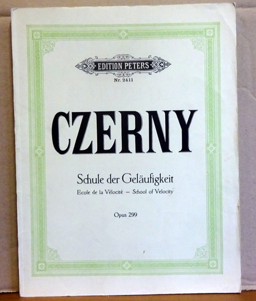 Czerny, Carl  2 Titel / 1. Schule der Geläufigkeit / Ecole de la Velocite / School of Velocity Op. 299, No. 1-40 