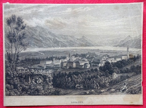   Stahlstich "Locarno" 