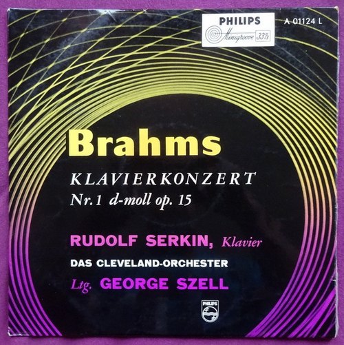 Brahms, Johannes  Klavierkonzert Nr. 1 d-moll op. 15 (Rudolf Serkin, Klavier, Das Cleveland-Orchester Ltg. George Szell) 