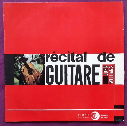 Williams, John  Recital de Guitare (LP 33 U/min.) 