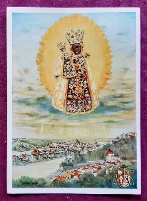   Ansichtskarte AK Offizielle Festpostkarte des 74. Deutschen Katholikentages 1. bis 3.9.1950 in Passau 