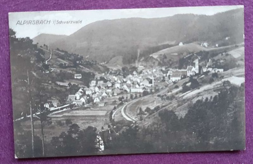   Ansichtskarte Alpirsbach Gesamtansicht (Stempel Alpirsbach) 