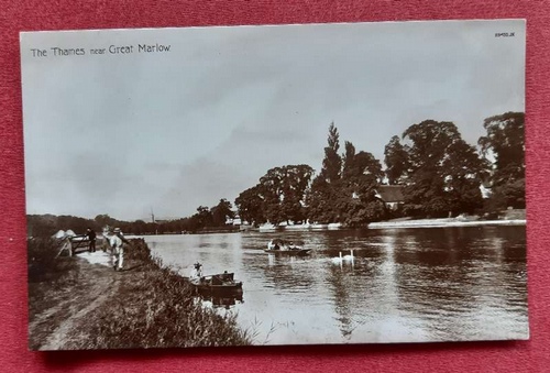   Ansichtskarte AK The Thames near Great Marlowe 