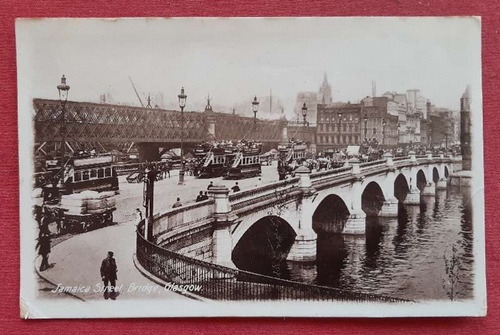   Ansichtskarte AK Glasgow. Jamaica Street Bridge 