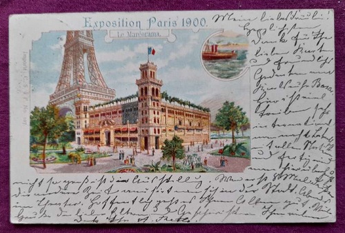   Ansichtskarte AK Farblitho Exposition Paris 1900 "Le Mareorama" 