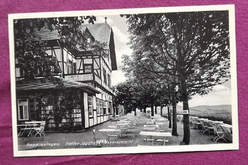   AK Ansichtskarte Bad Kissingen. Kaffee Jagdhaus Messerschmitt 