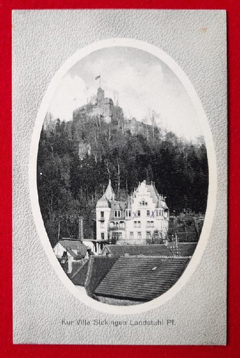   AK Ansichtskarte Kur-Villa Sickingen Landstuhl Pf. (im Oval) 