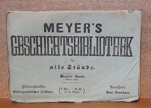 diverse  Das Leben eines Staatsmanns (v. Wilhelm Pitt Graf von Chatham) (sowie: Das sinkende Römerreich unter Diocletian (Schluß) // Die Thermopylen // Die Türken vor Wien 1683 // Carnot) 