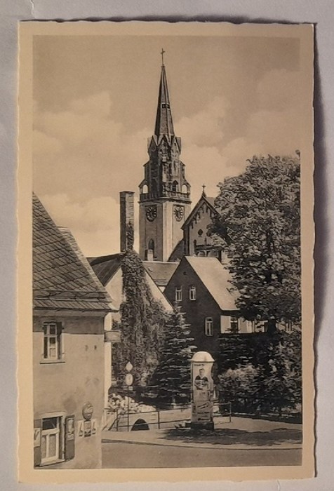   Ansichtskarte AK Selb. Stadt des Porzellans. Stadtkirche 