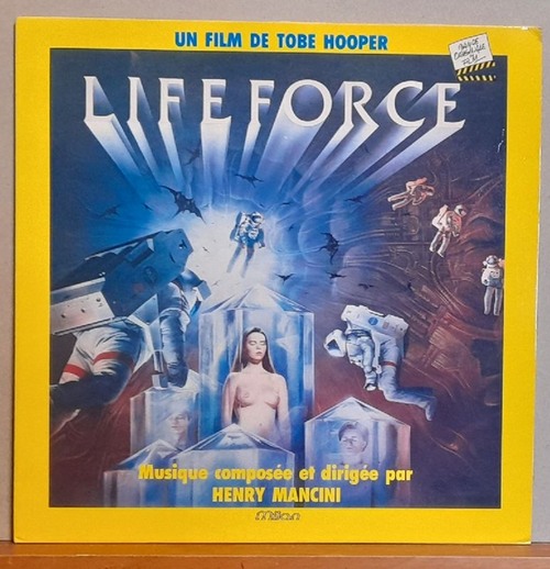 Mancini, Henry (Musique)  Life Force. Bande Originale du Film de Tobe Hooper LP 33 U/min. 