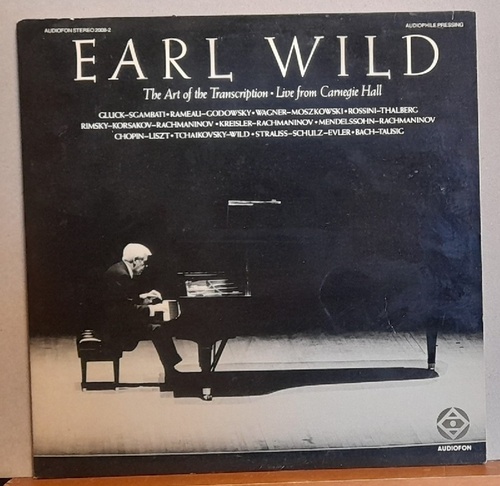 Wild, Earl  The Art of the Transcription. Live from Carnegie Hall 2LP 33 U/min. audiophile Pressung 