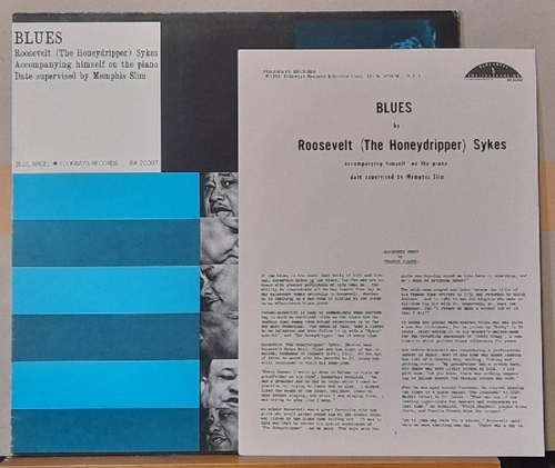 Sykes, Roosevelt (The Honeydripper)  BLUES. (Accompanying himself on the Piano Date supervised by Memphis Slim LP 33 1/3Umin 