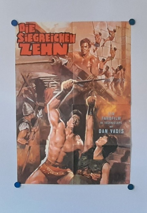 Vadis, Dan  Orig.-Filmplakat Die Siegreichen Zehn 