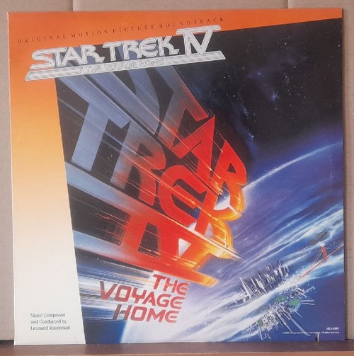 Rosenman, Leonard  Original Motion Picture Soundtrack STAR TREK. The Voyage Home LP 33 1/3 UpM 