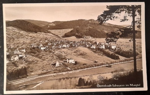   Ansichtskarte AK Gernsbach-Scheuern im Murgtal 
