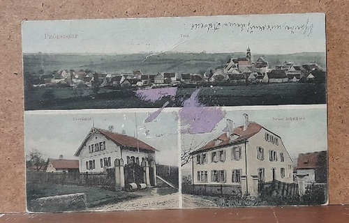   Ansichtskarte AK Prölsdorf. 3 Ansichten (Total; Forsthaus; Neues Schulhaus) 