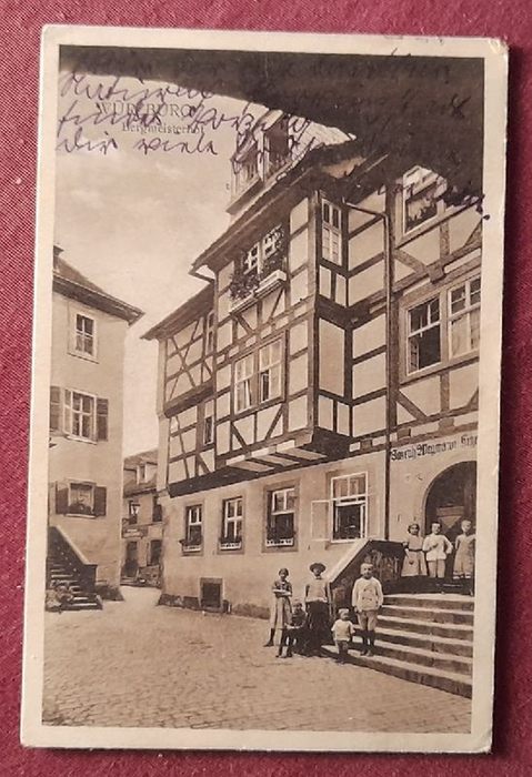   Ansichtskarte AK Würzburg. Bergmeisterhof 