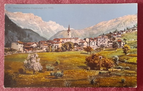   Ansichtskarte AK Valtournanche-Capoluogo (1330m) 
