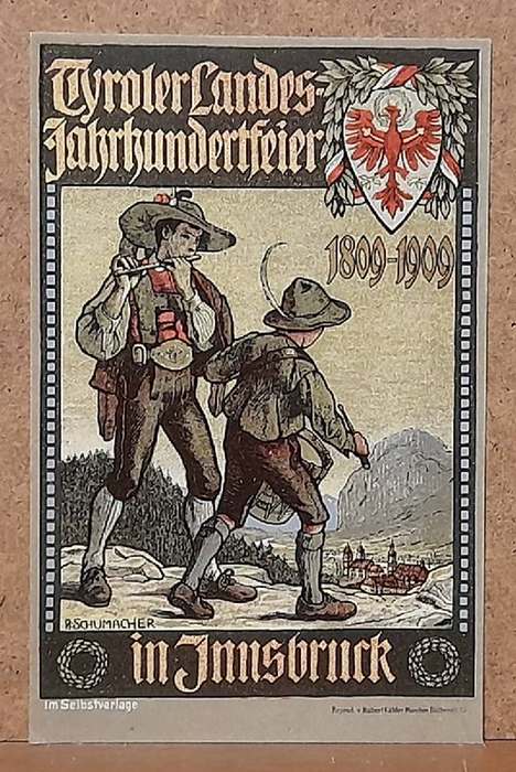   Ansichtskarte AK Tyroler Landes-Jahrhundertfeier (Tirol) in Innsbruck 1809-1909 