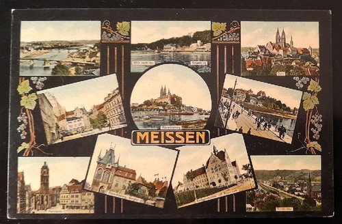   Ansichtskarte AK Meissen. Mehrbildkarte mit 10 Ansichten 