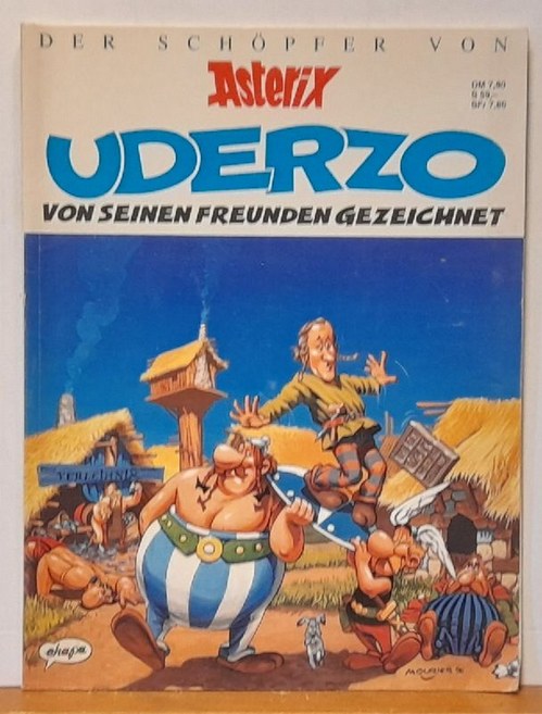   Der Schöpfer von Asterix Uderzo, von seinen Freunden gezeichnet 