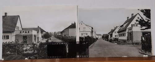 Meyer, Walter (Karlsruhe)  2 Fotografien und 2 Negative von Bad Langenbrücken v. 28.10.1962 (SPAR Geschäft und Siedlung) 