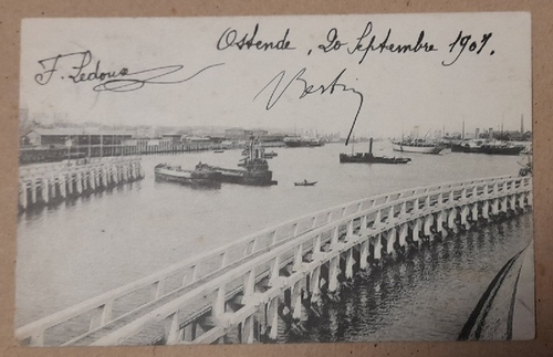   AK Ansichtskarte "Ostende (Oostende) Les Bassins exterieurs" 