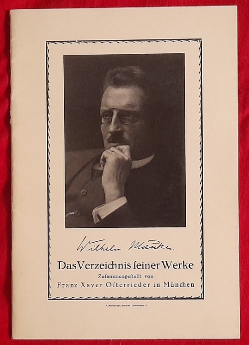 Osterrieder, Franz Xaver  Wilhelm Mauke Das Verzeichnis seiner Werke) 