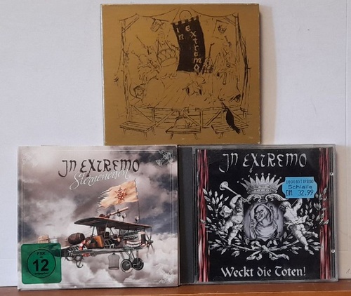 IN EXTREMO  3 CD der Band In Extremo / 1. SAME (Interpretation mittelalterlicher Spielmanns- und Gaukelkunst) / 2. Sterneneisen (2CD mit Booklet) / 3. Weckt die Toten 