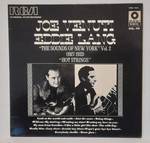 Venuti, Joe und Eddie Lang  The Sounds of New york Vol. 2 (1927-1933) "Hot Springs" LP 33 U/min. 