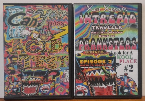 Kesey, Ken und Merry Pranksters  Can you pass the Acid Test ? / The Acid Test Further + Ken Kesey's Intrepid Traveler and his Merry Band of Pranksters Look (Search) for a cool place Episode 2. North to Madhattan (2 DVD) 