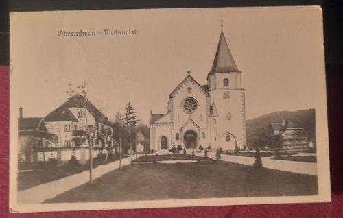   Ansichtskarte AK Oberachern (Achern). Kirchenplatz 