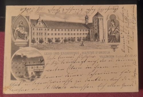   Ansichtskarte AK Villingen. Lehr- u. Erziehungs-Institut St. Ursula 