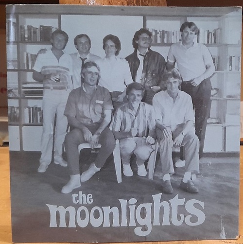 The Moonlights  Single-Platte 45Upm "We are The Moonlights & Tonight" (Zu Gast  im Möbelhaus Burger, Karlsruhe, Waldstraße 89 am 28. September 1984 aus Anlaß der Vorstellung des Möbelsystems M 125 von Hans Gugelot) 