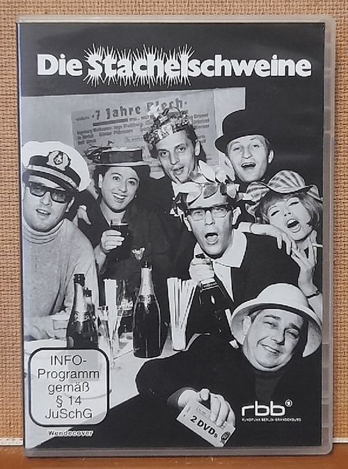 VA  Die Stachelschweine - Kult-Kabarett (2 DVD + Booklet) (Wolfgang Gruner, Günter Pfitzmann, Achim Strietzel, Inge Wolffberg...) 