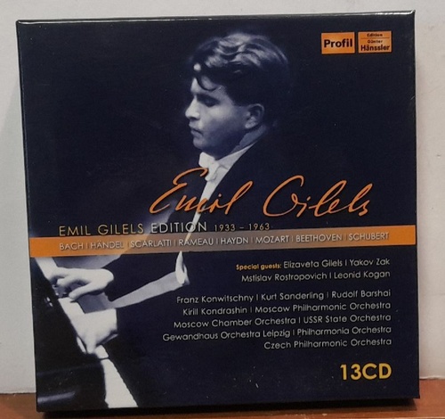 Gilels, Emil  13 CD Emil Gilels Edition 1933-1963 (Bach, Händel, Scarlatti, Rameau...) 