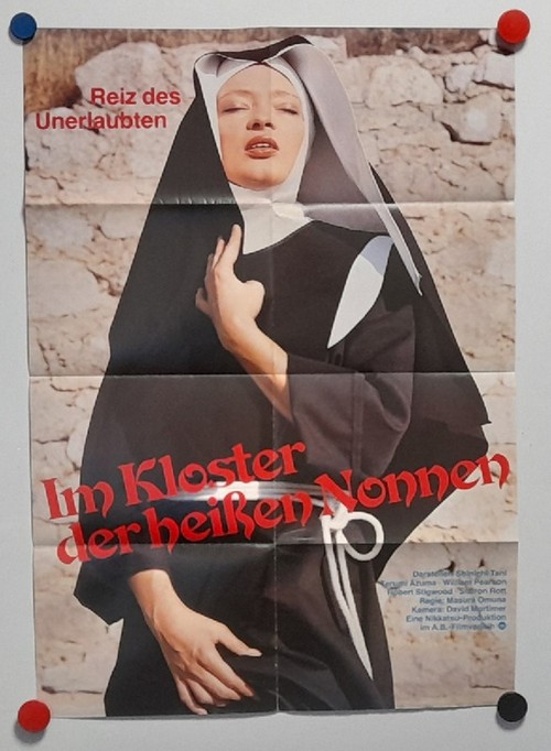 Konuma, Masaro; Runa Takamura und Nobutaka Masutomi  Orig.-Filmplakat Im Kloster der heißen Nonnen 