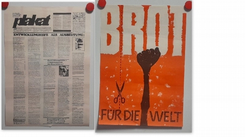 plakat-gruppe  Plakat 28.2.1970 (Red.schluß) (Plakat "Brot für die Welt) 