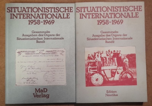 Mittelstädt, Hanna (dt. Bearb.)  Situationistische Internationale 1958-1969 Band 1 + 2 (Gesammelte Ausgabe des Organs der Situationistischen Internationale) 