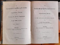 Schulte, Joh. Friedrich von Dr.  Die Geschichte der Quellen und Literatur des Canonischen Rechts Bd. III, 1 (Das katholische Recht und die katholischen Schriftsteller) 