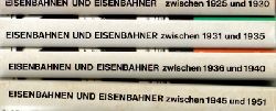 Strenreuther, Hugo  Eisenbahnen und Eisenbahner Band 2, 3, 4, 5, 6 (1925-1930; 1931-1935; 1936-1940, 1941-1945 und 1945-1951) 