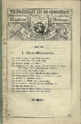 anonym  Mitteilungen fr die ehemaligen Mitglieder des Feuerwerks Personals. 1. Juni 1914 