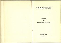 Federn-Kohlhaas, Etta (bs.)  ANAKREON 