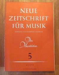 Hartmann, Karl Amadeus und Ernst Thomas  NZ / Neue Zeitschrift fr Musik Nr. 5/1959 